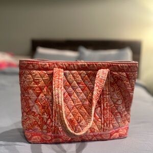 Vibrant Quilted Tote Bag